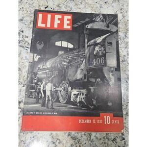 Life Magazine Billions of Dollars & Millions of Men December 13, 1937